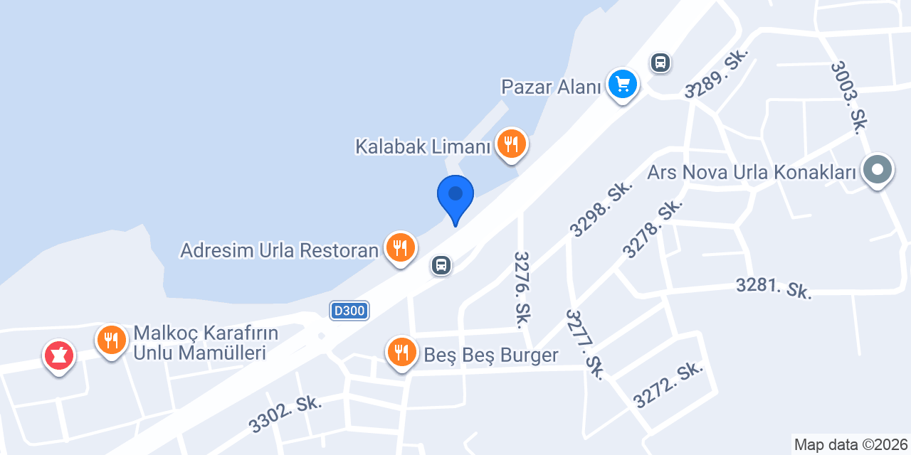 İzmir - Güzelbahçe konumu