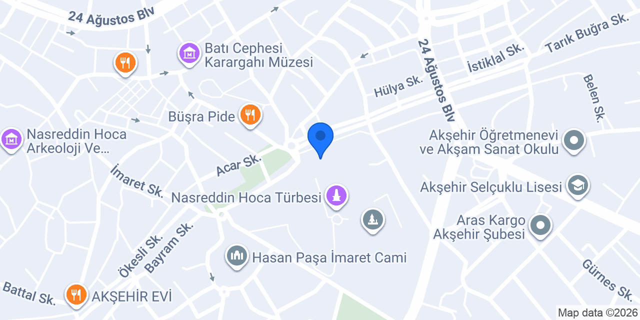 ÖTGÜN HEDİYELİK konumu