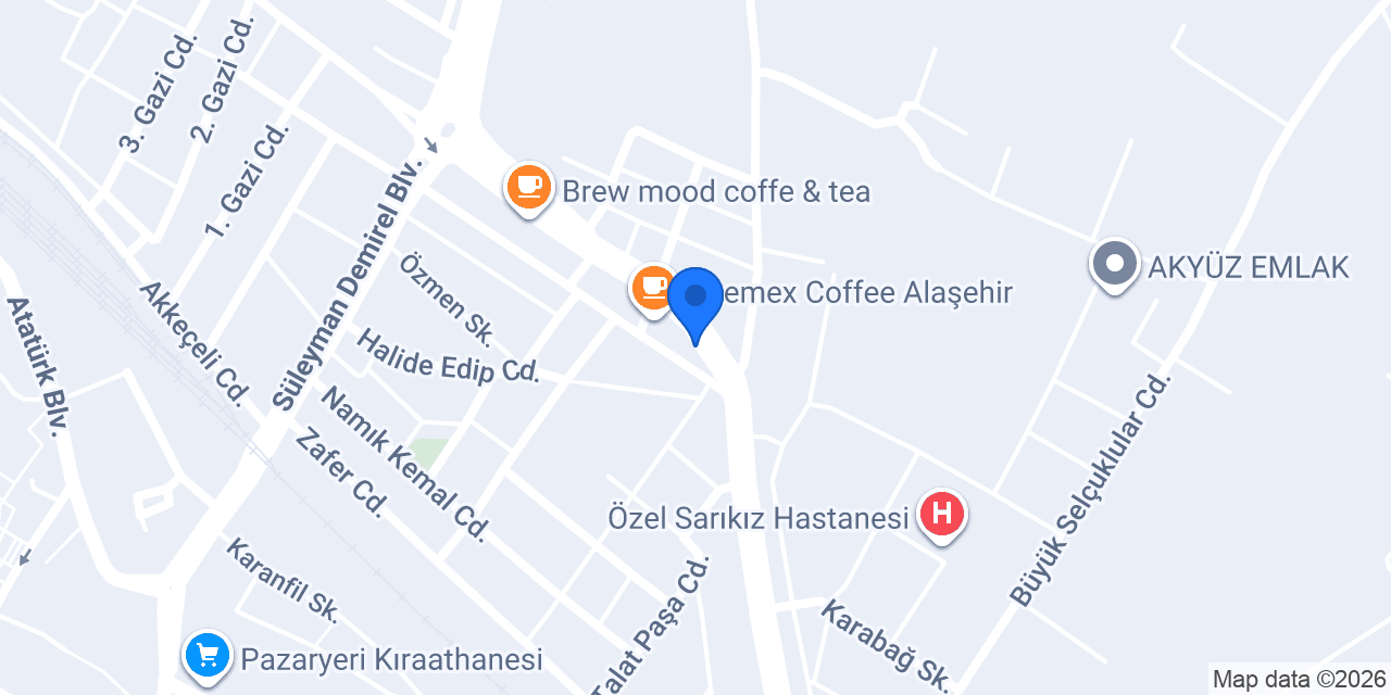 Alaşehir Pablo Artisan Coffee konumu