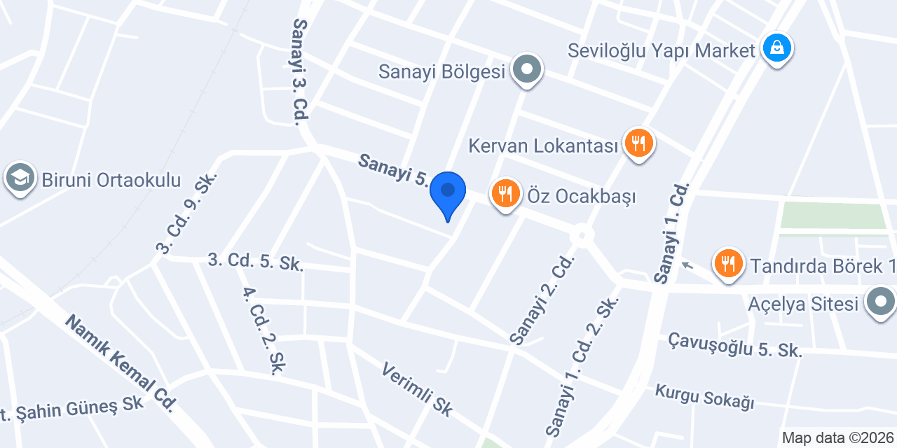 Feza Alüminyum ve Cam Balkon konumu