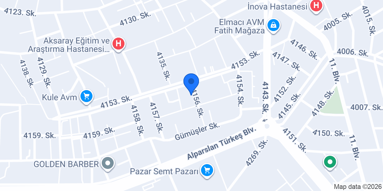 Aksaray Alya Organizasyon konumu