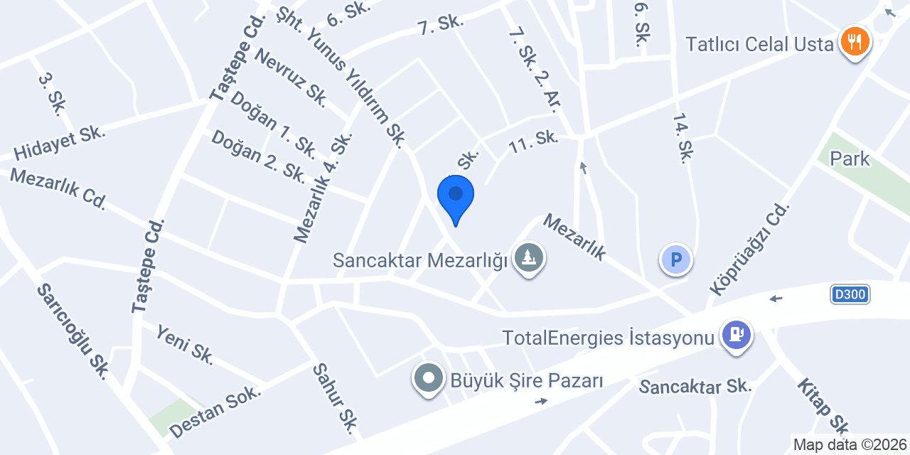 Yahya Kemal Beyatlı İlköğretim Okulu konumu