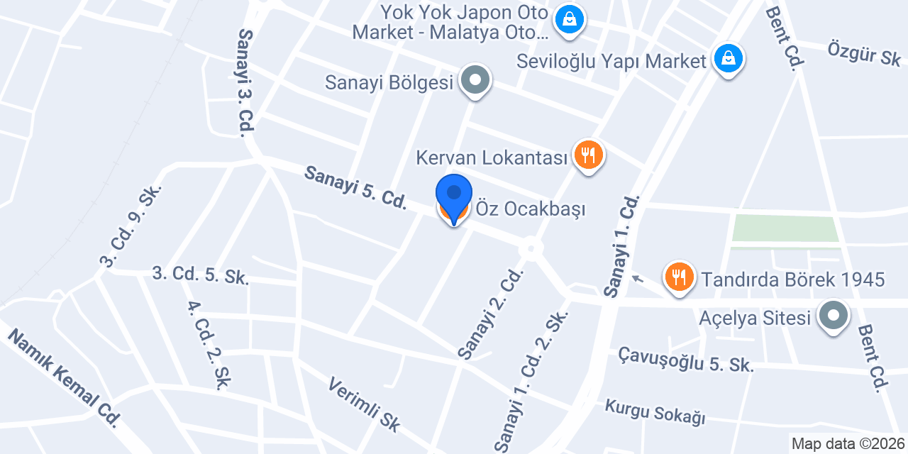 Öz Ocakbaşı konumu