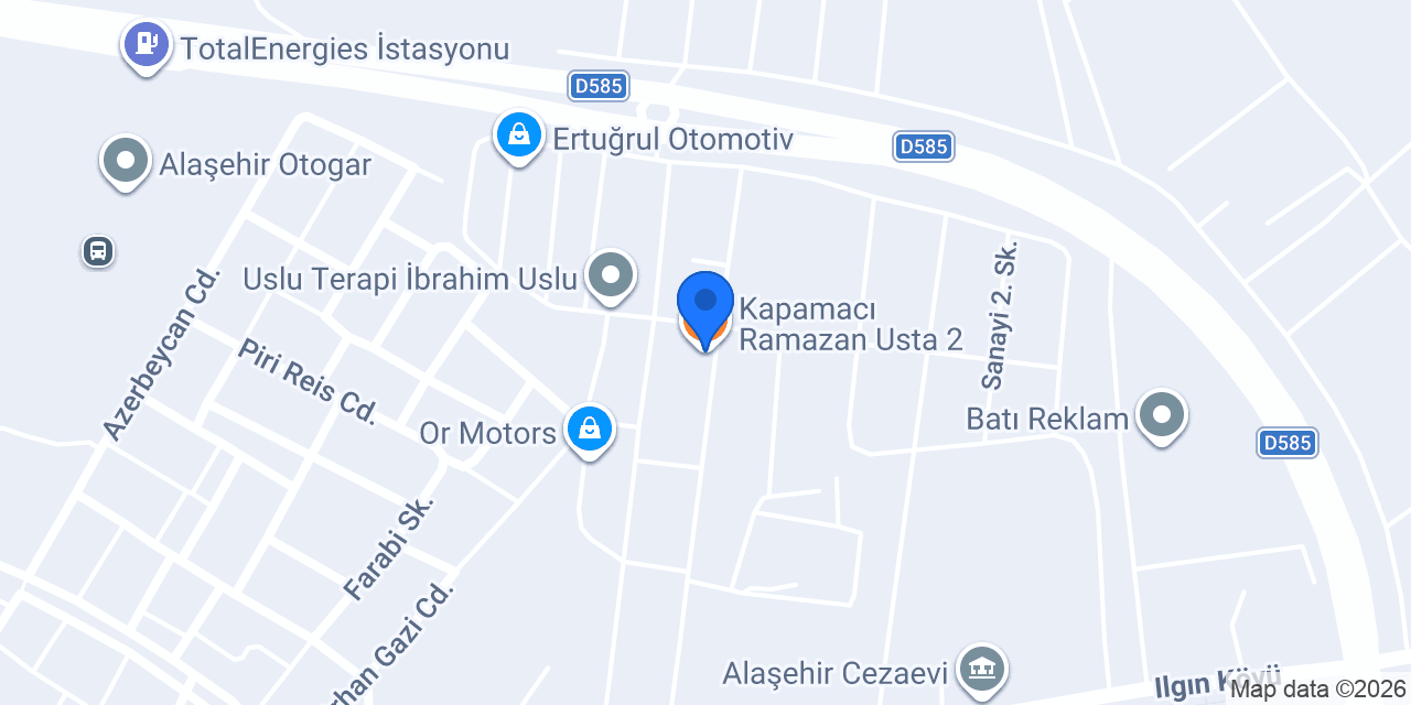 Kapamacı Ramazan Usta 2 konumu