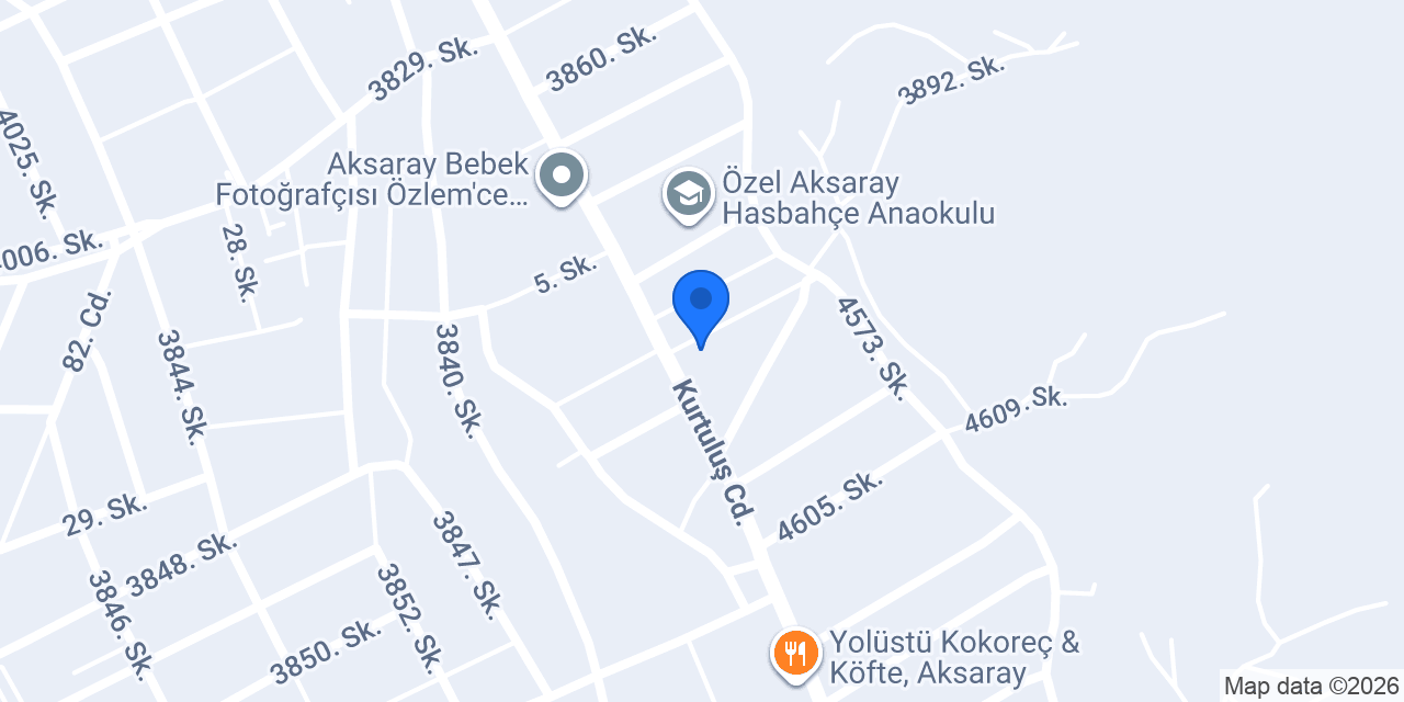 Özel Aksaray Valide Sultan Öğrenci Yurdu konumu