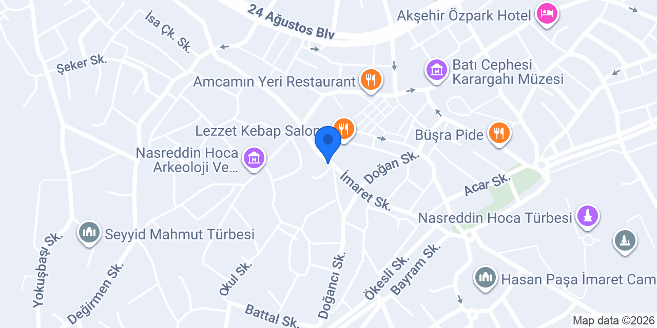 DURU AUTO AKŞEHİR konumu