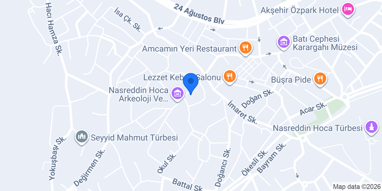 Şeker Eczanesi konumu