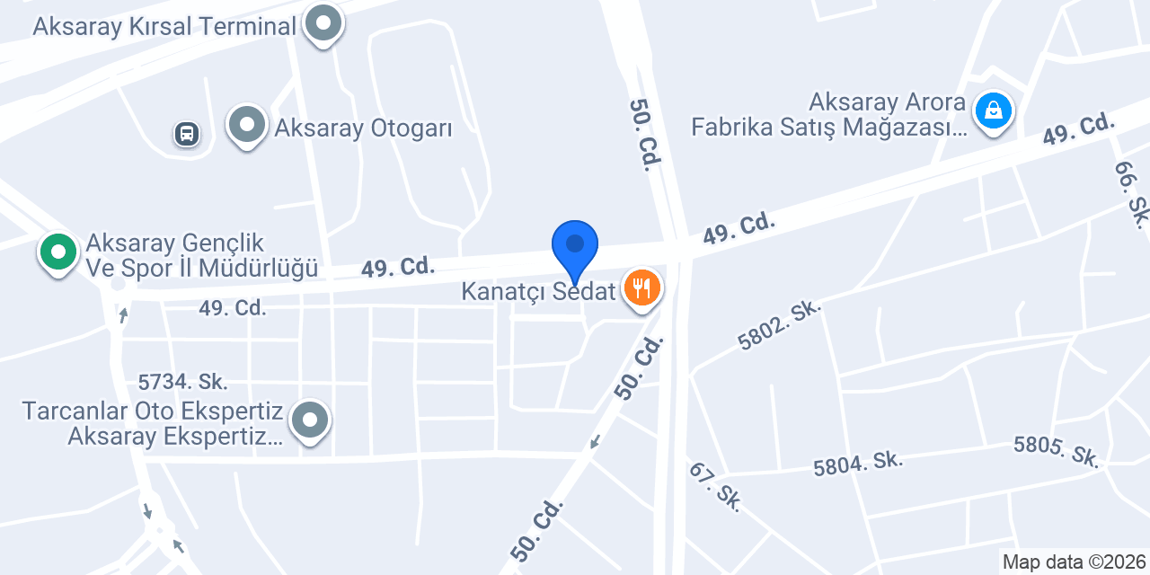 Kebabcı Öz Hacı Baba - Aksaray Kebab Restaurant konumu