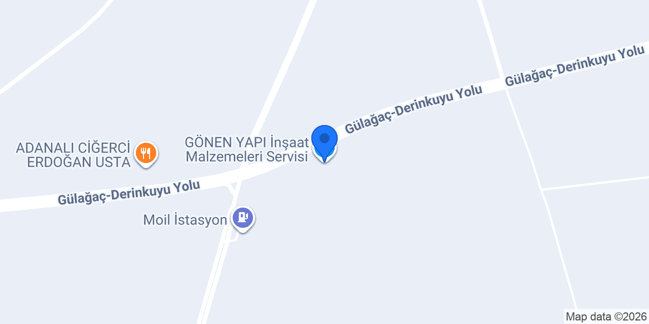 GÖNEN YAPI İnşaat Malzemeleri Servisi konumu