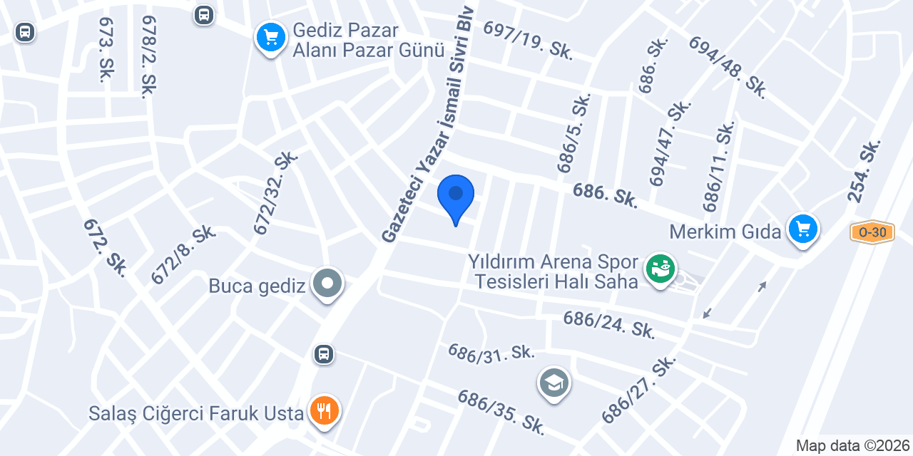Gediz Kur'an Kursu konumu