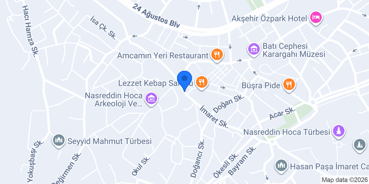 Azim Gömlek konumu
