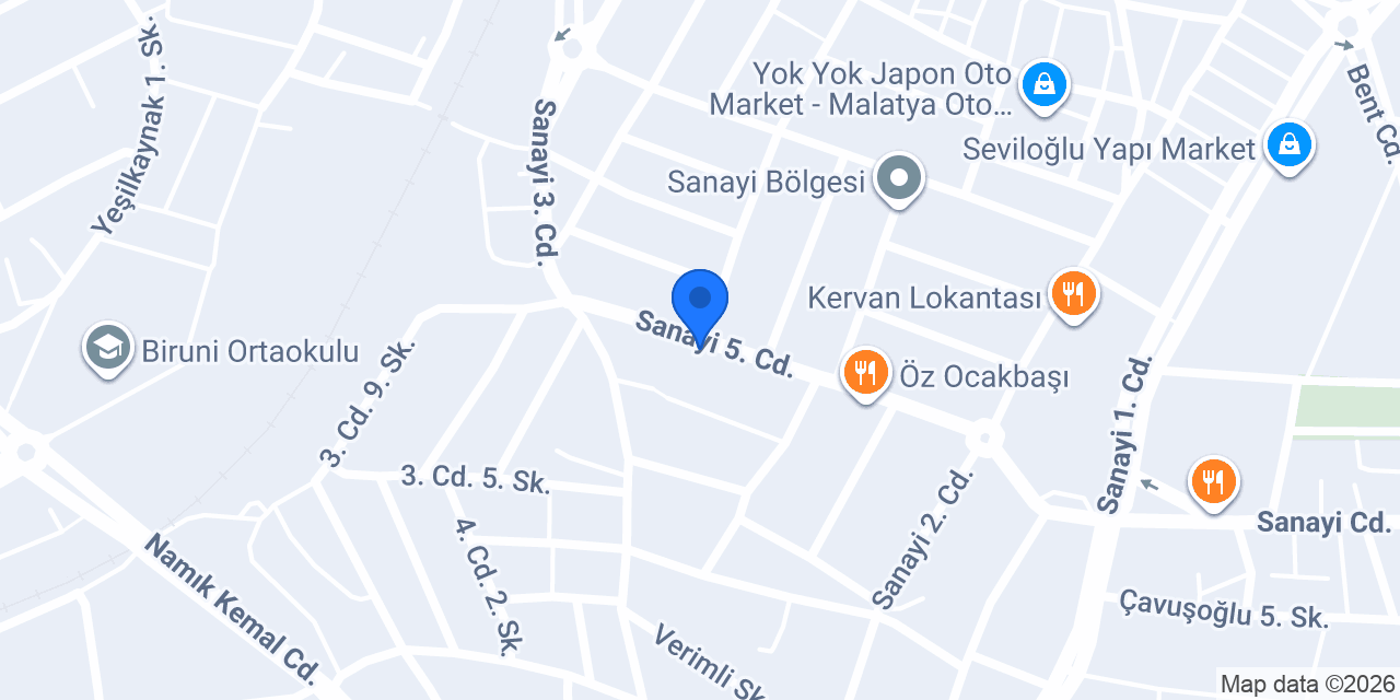 Uğurel Metal konumu