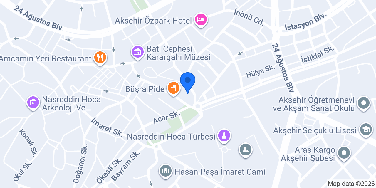 Şahin Gold konumu