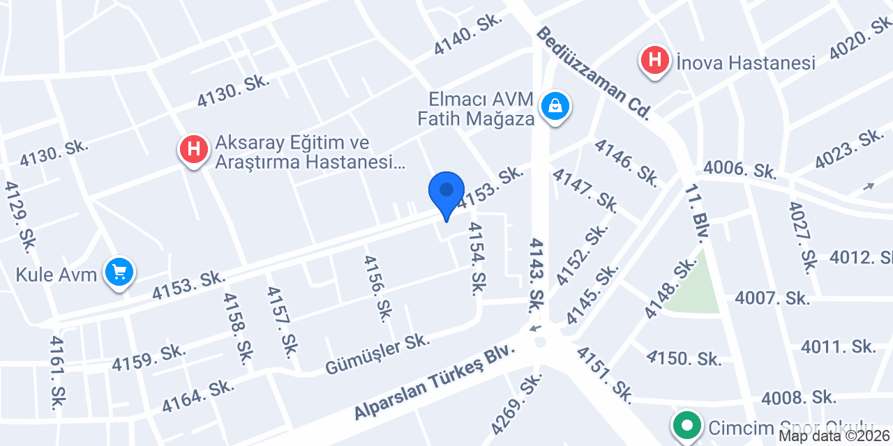 Aksaray Otomatik Kapı Sistemleri konumu