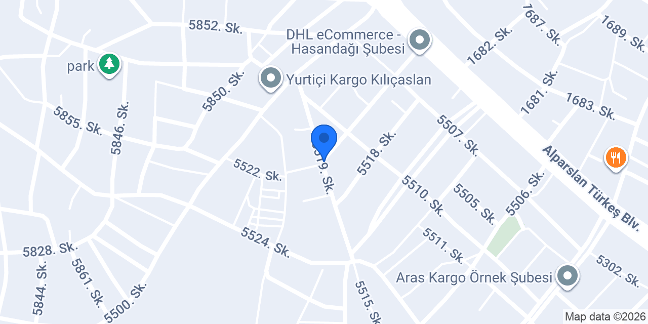 Gezer Ayakkabı Aksaray Satış Mağazası konumu