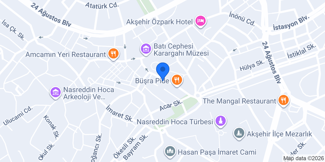 Samancıoğlu Mobilya konumu
