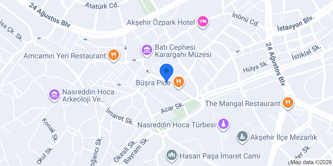 ERGÜN KUAFÖR konumu