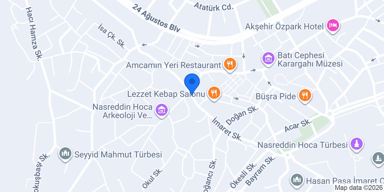 Bereket Dürüm (Emir) konumu