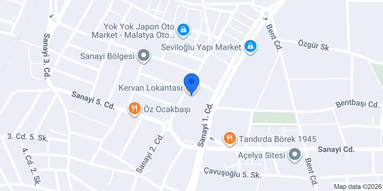 Kervan Lokantası konumu