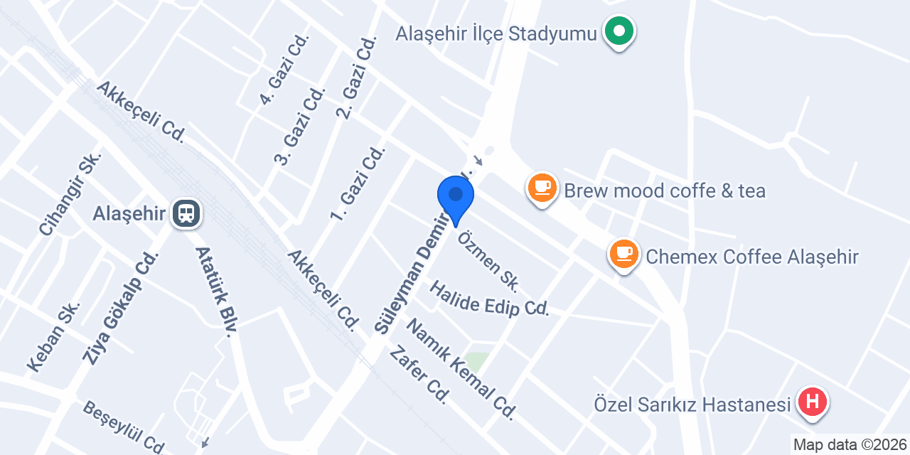 Melek Pide Salonu konumu