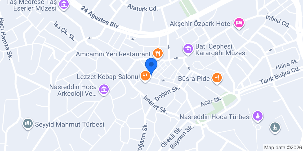 Meşhur Helvacı ÖKSÜZLER konumu