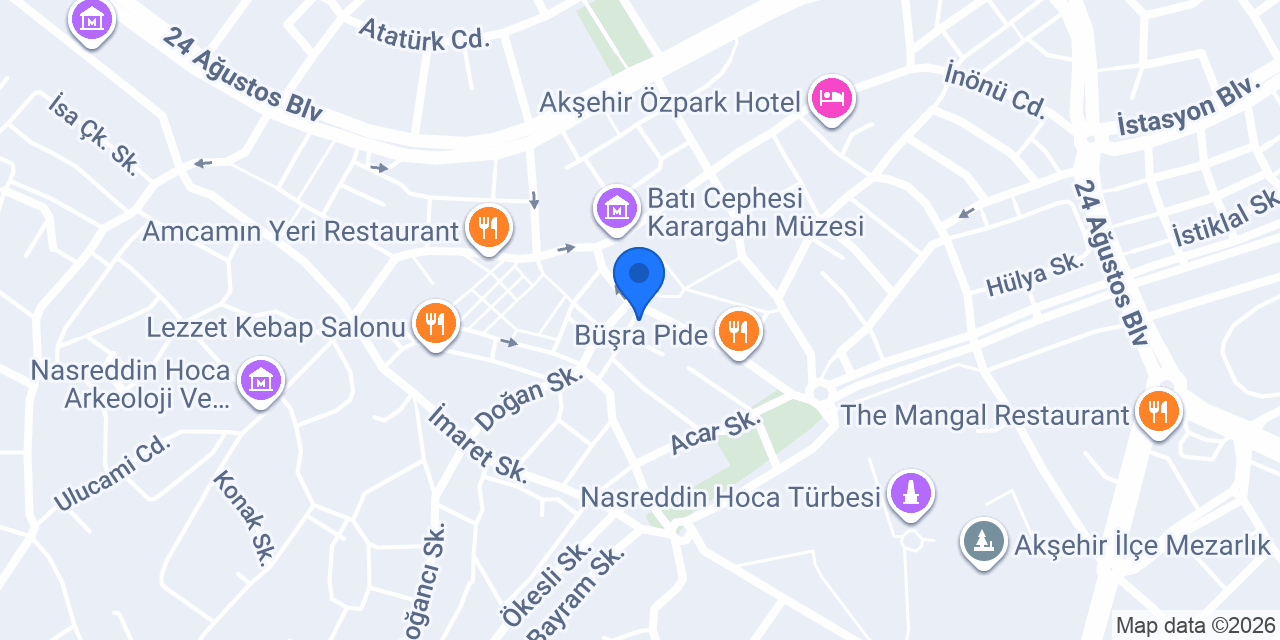 Av. Ahmet İŞKAL konumu