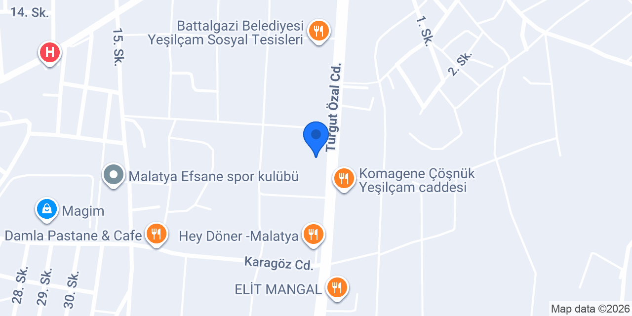 Belinay Mobilya konumu