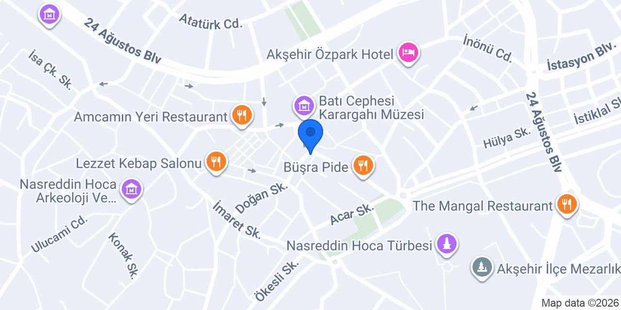 Ptt-nasreddin Hoca Şubesi konumu