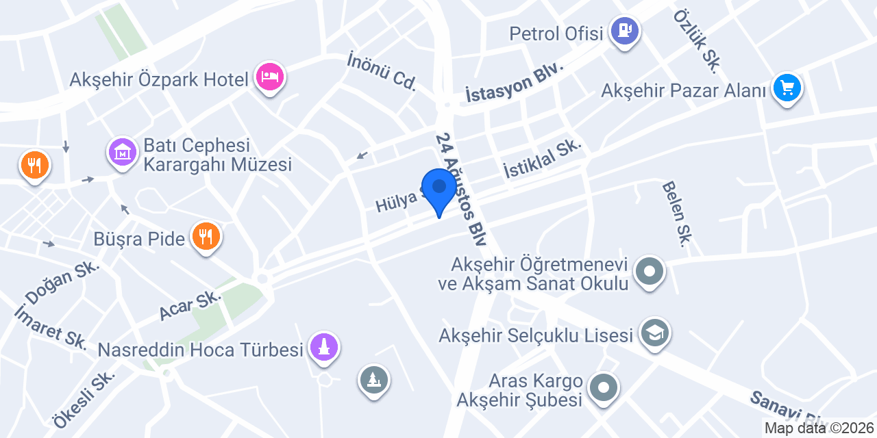 Kaplan Elektronik akşehir konumu