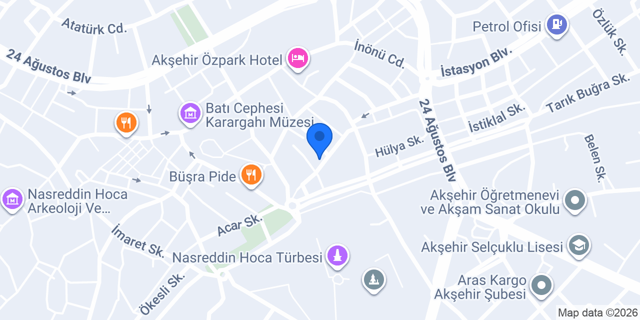 Akide Elektrik konumu
