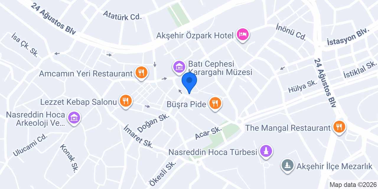 Mevlüt Danışman Mimarlık konumu
