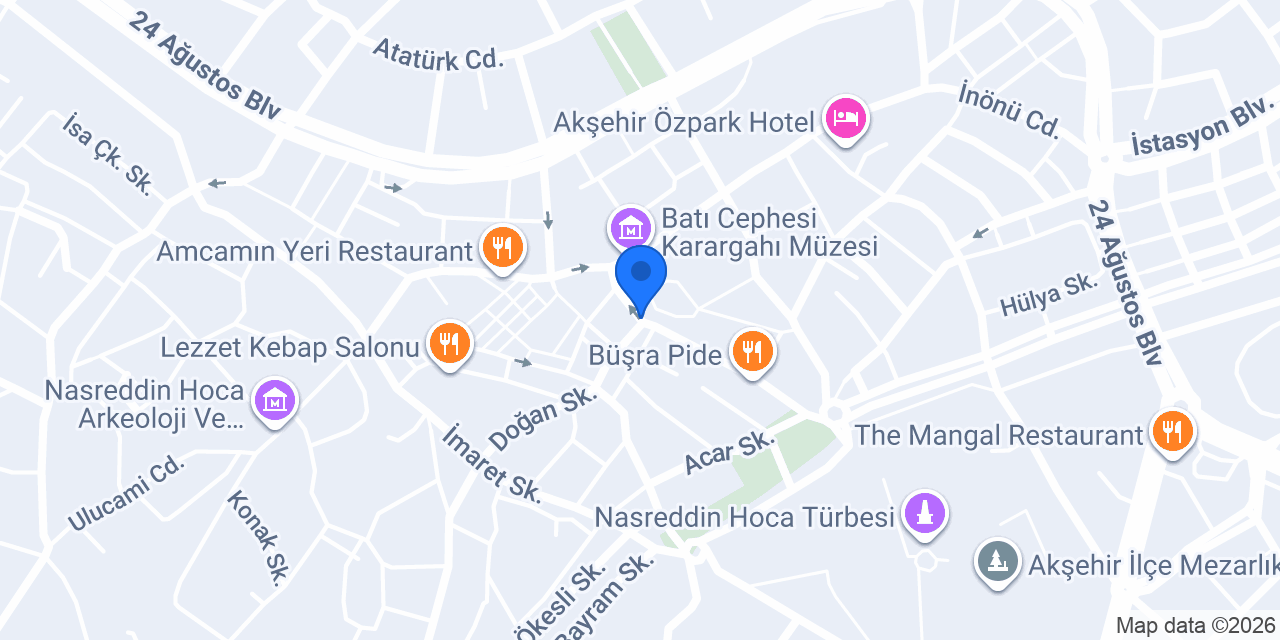 Dedem iletişim konumu