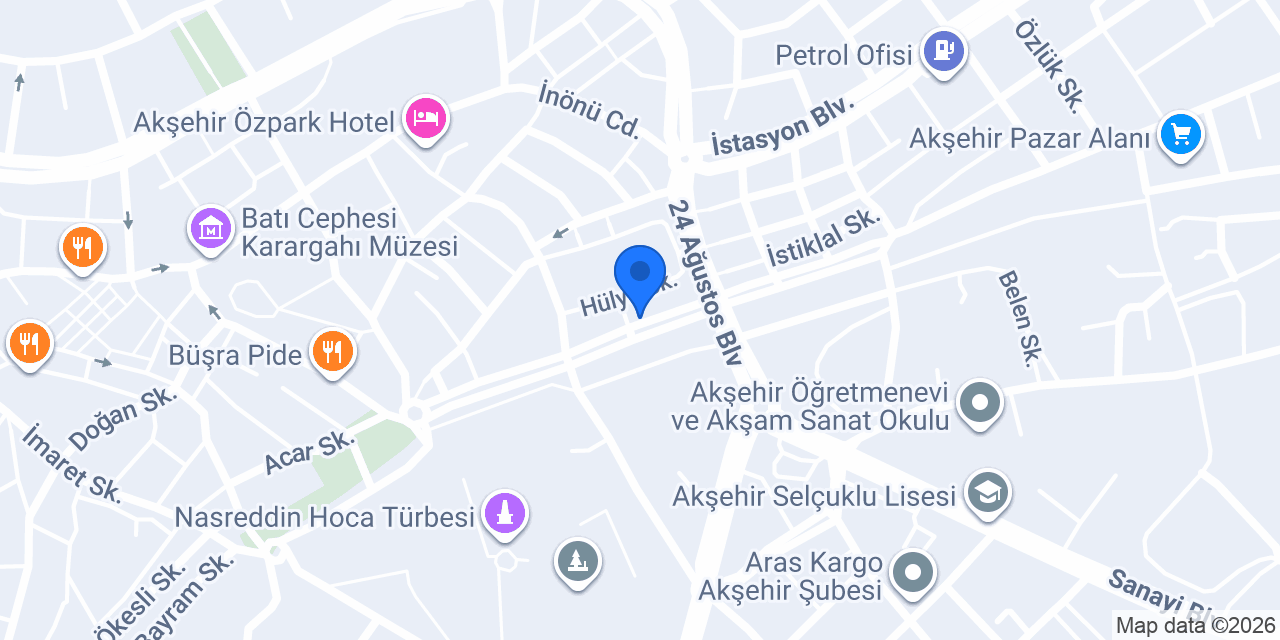 Akıncı Ticaret konumu