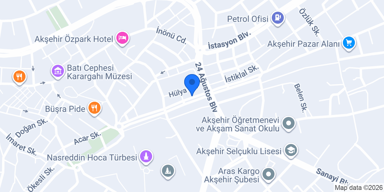 Aksu Yapı Malzemeleri konumu