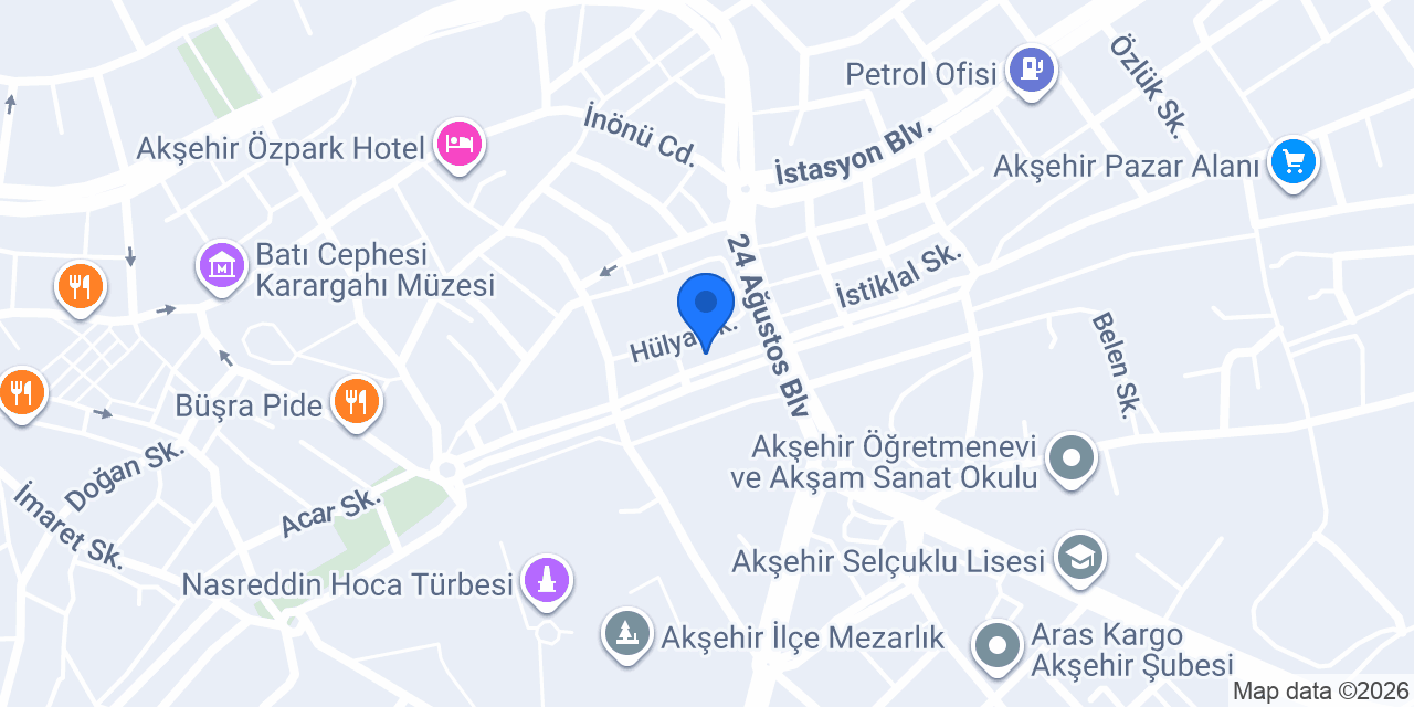 Teker Yapı Malzemeleri konumu