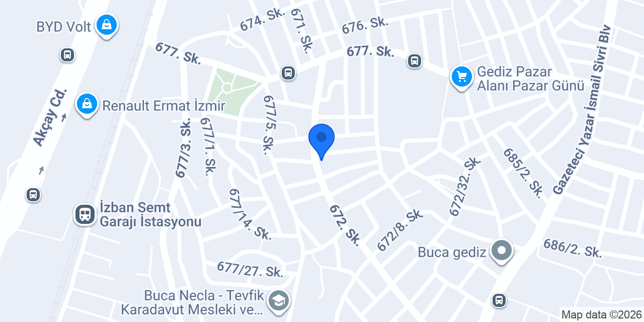 Vıdı vıdı Fast Food konumu