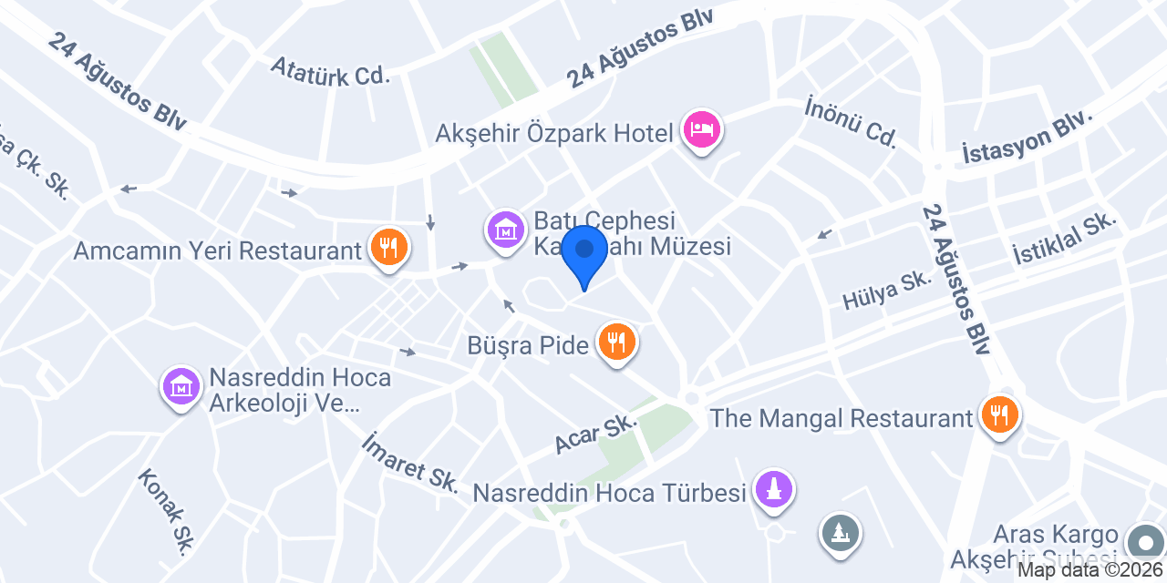 Şura Şifa Masaj Salonu konumu