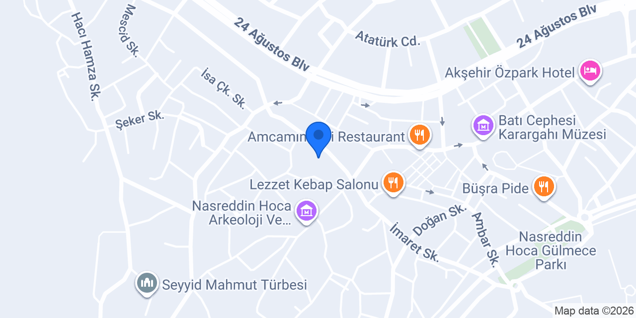 JİLL PERRY AKŞEHİR konumu