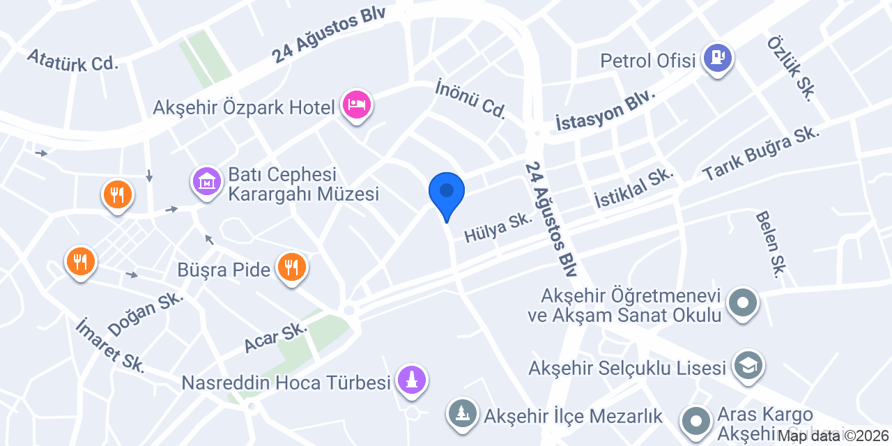 Doğan Sürücü Kursu konumu