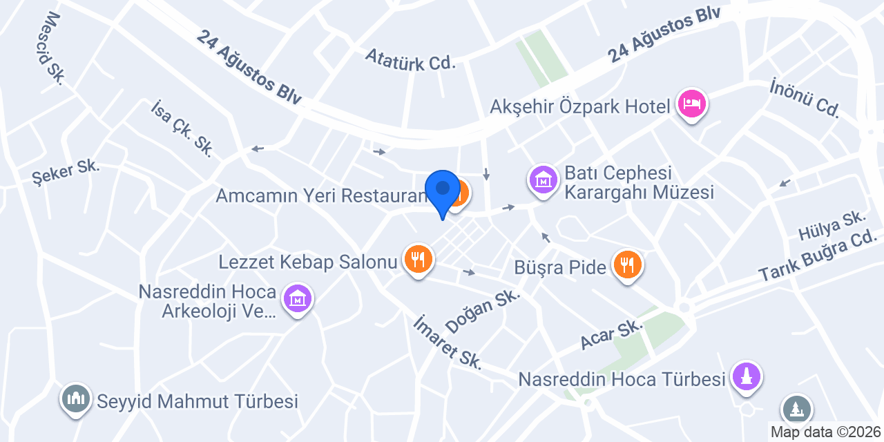 Esas Baklava konumu