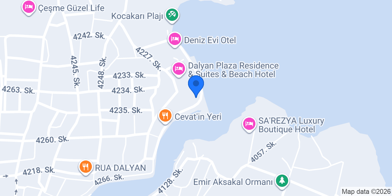 Mai S'ema Otel Dalyan konumu