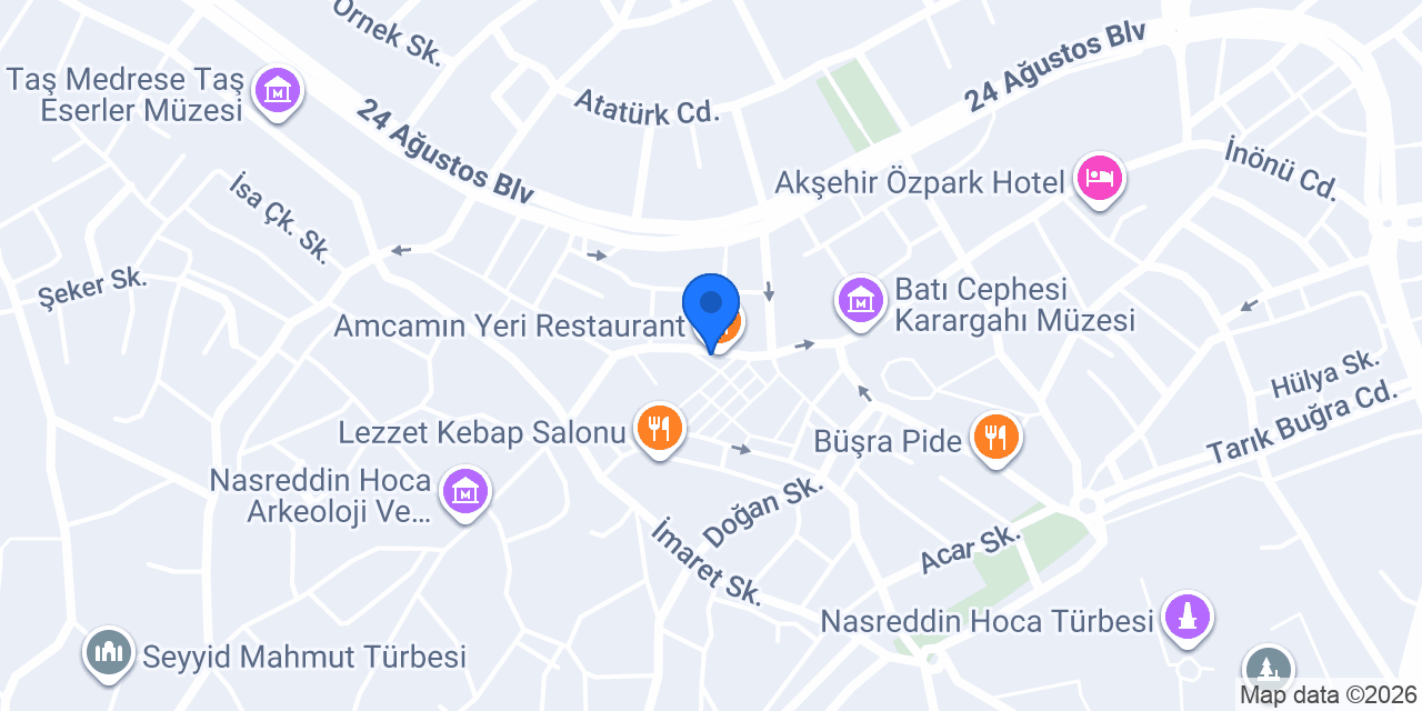 Akşehir Çıtır Simit konumu