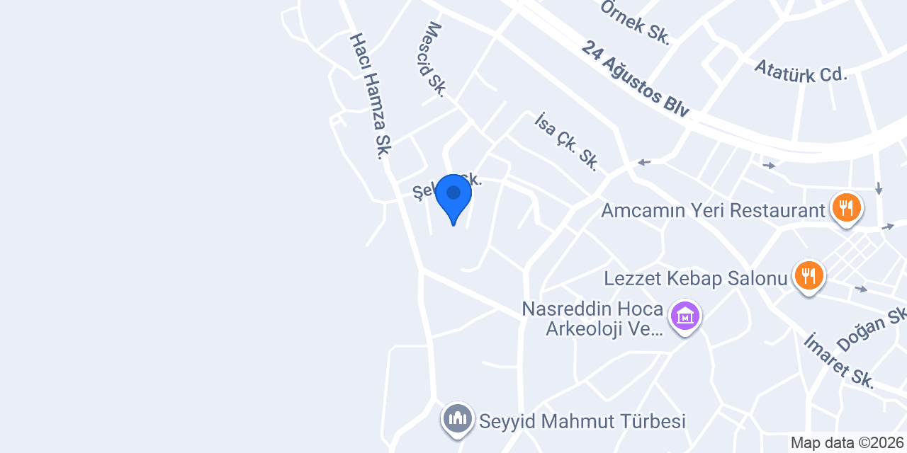 Nimetullah Nahçivani İmam Hatip Ortaokulu konumu