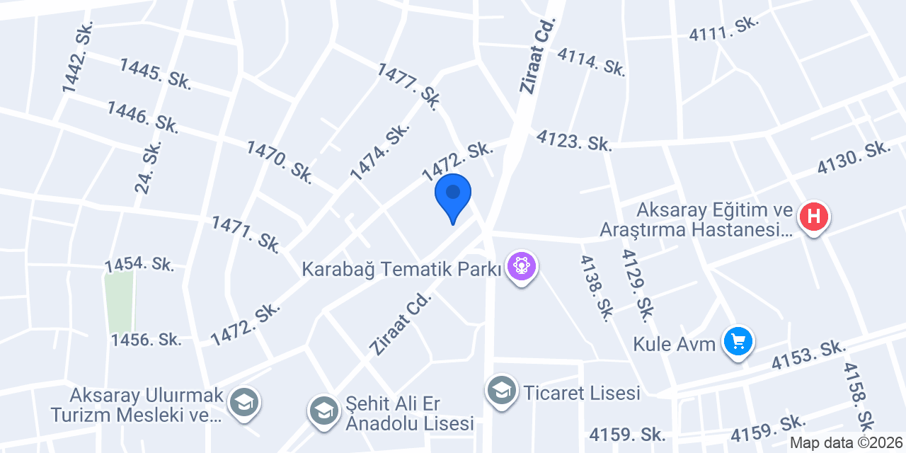 Balkaymak Dondurma Cafe konumu
