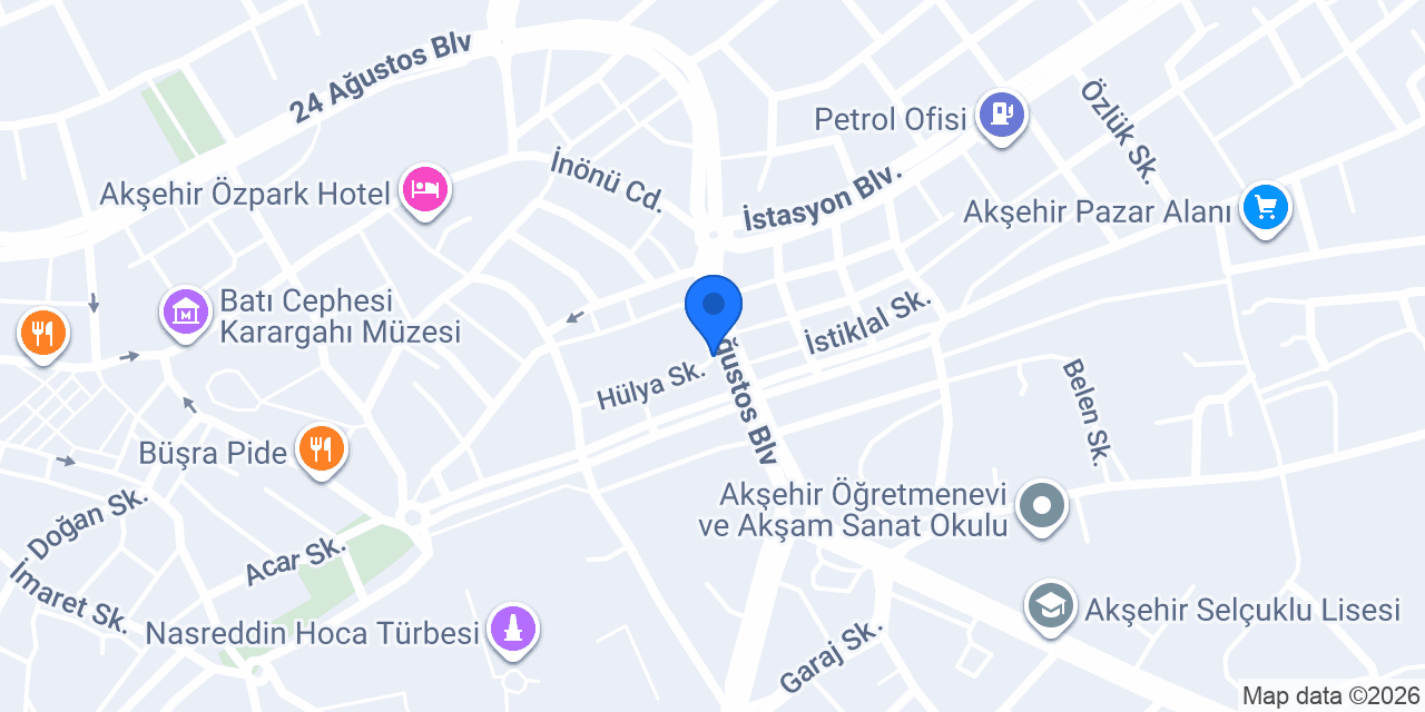ŞEHİR REKLAM konumu