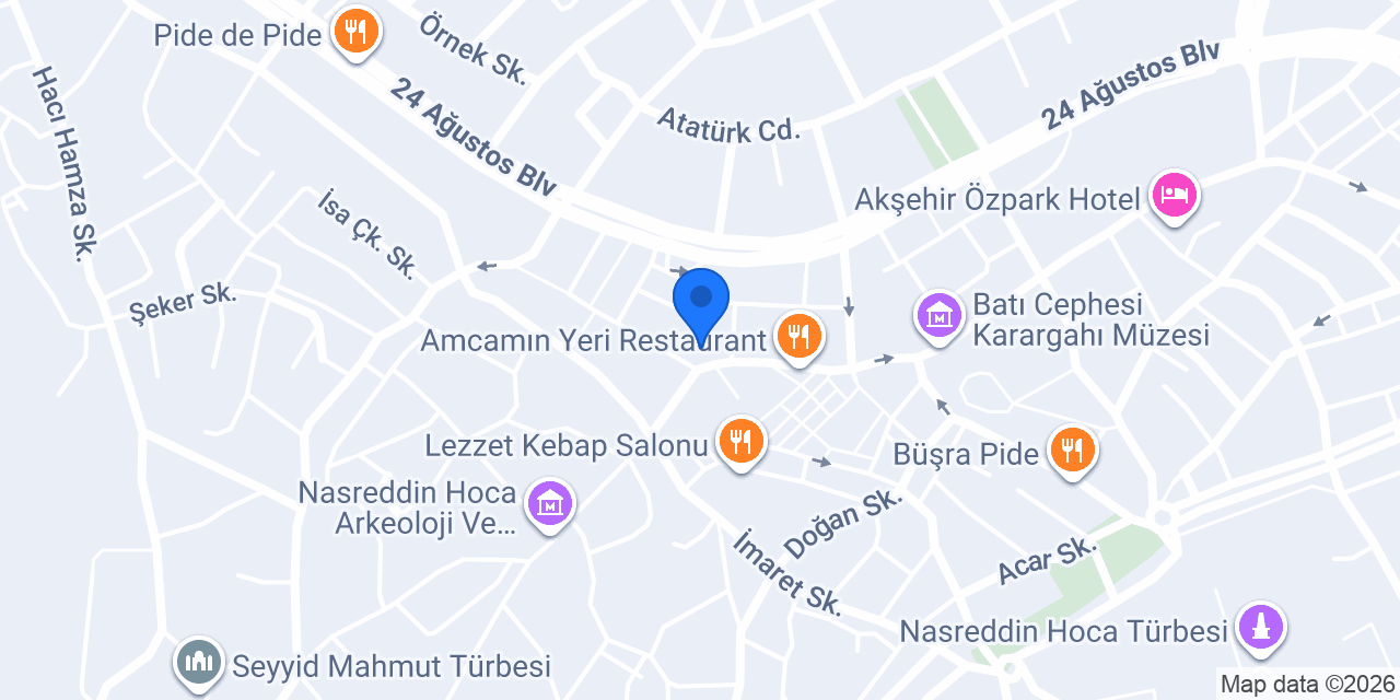 BLACK POİNT PARFÜM AKŞEHİR konumu