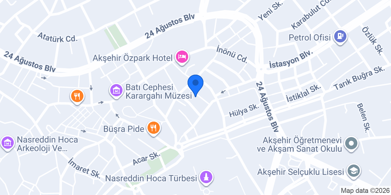 Fzt. Büşra Şimşek Clinic konumu