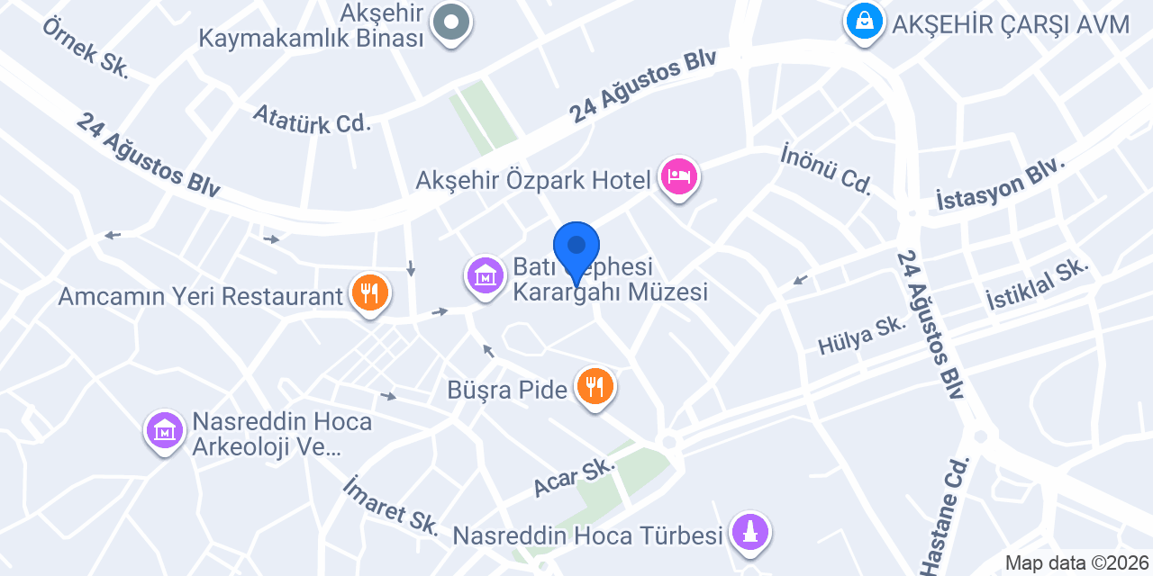 AK OPTİK konumu