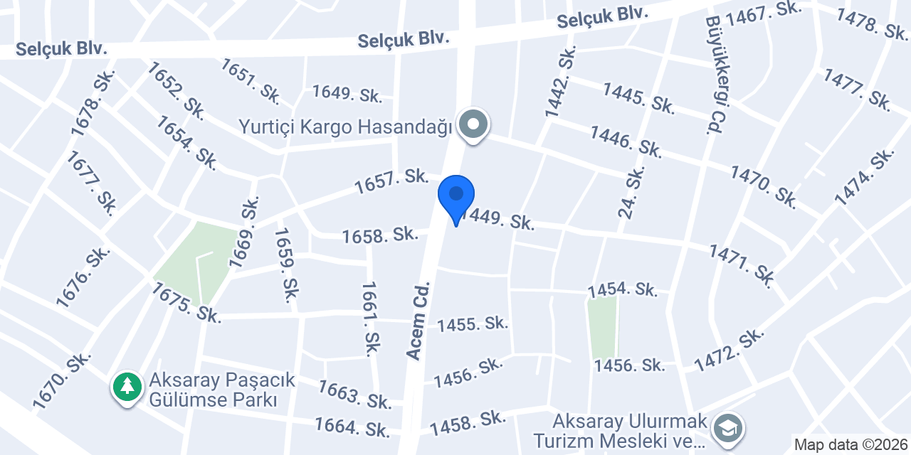 Outlet Depo Aksaray konumu