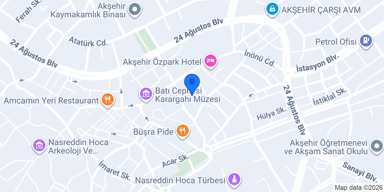 Deva Veteriner Kliniği konumu